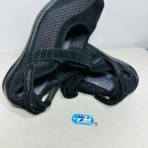 OrthoFeet Gel Black Mary Jane Women's Shoes 12 2E